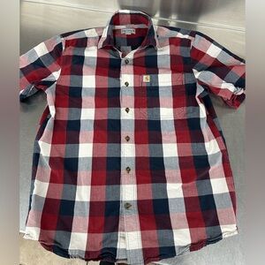 Carhartt men’s button up top size Medium
